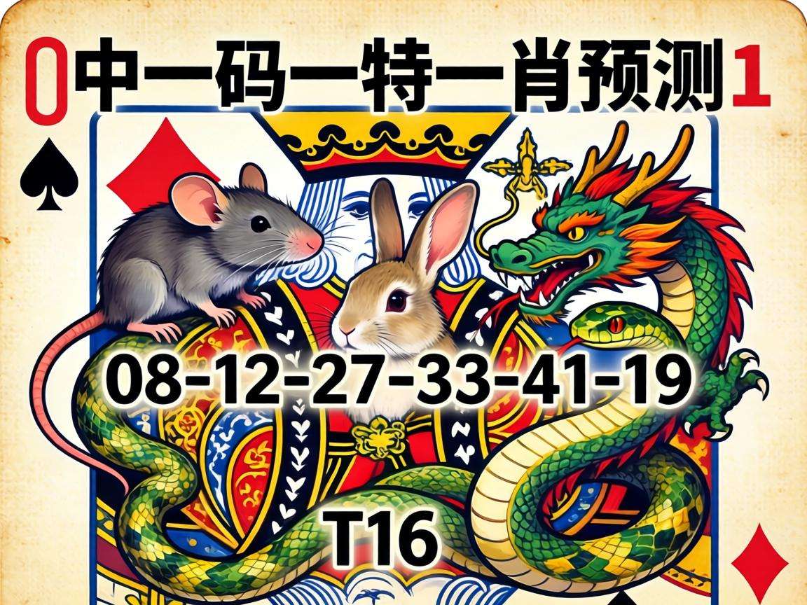 别信“一中一码一特一肖预测1”骗局 警惕鼠兔龙蛇08-12-27-33-41-19:T16赌博诈骗