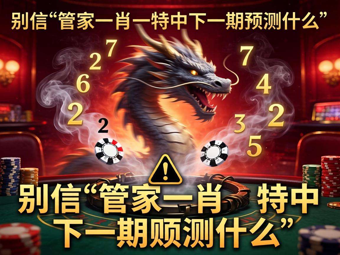 风险警示：别信“澳门管家一肖一特中下一期预测什么”骗局 提防生肖数字引流赌博陷阱