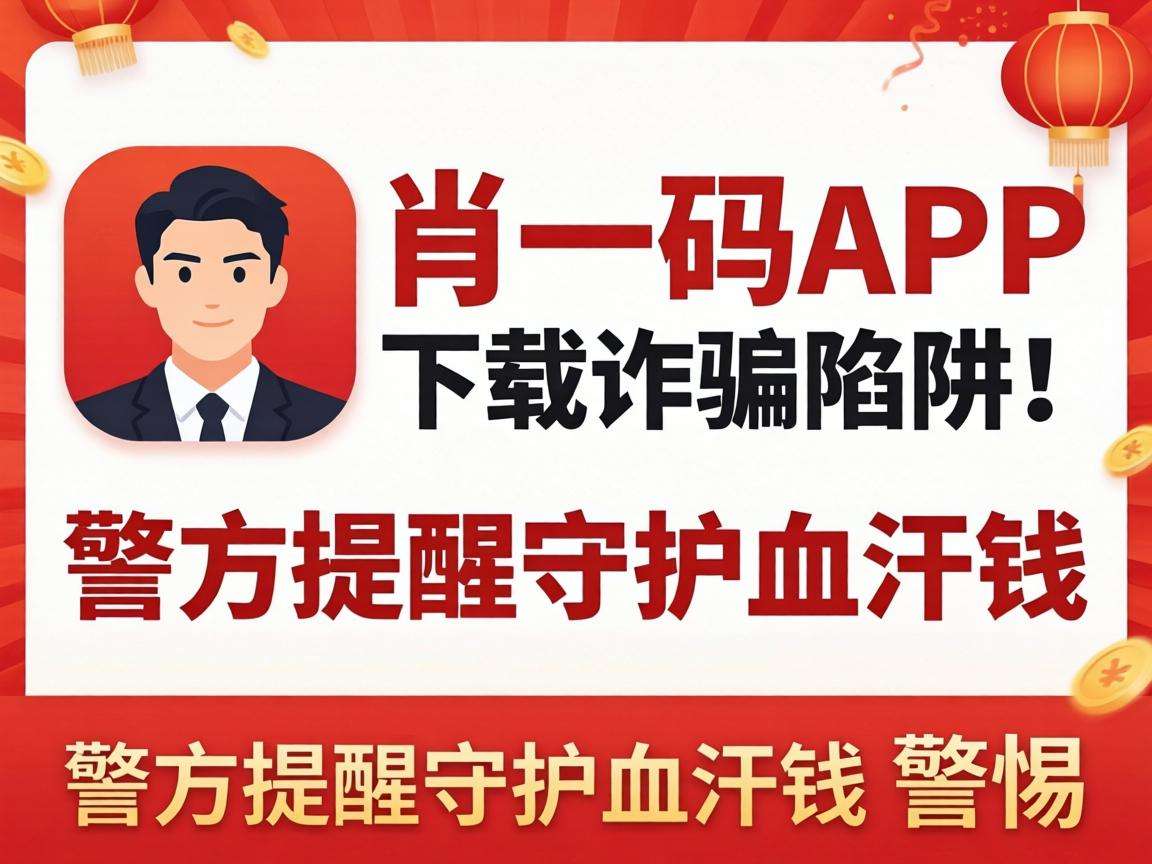 一肖一码app下载是诈骗陷阱！警方提醒守护血汗钱