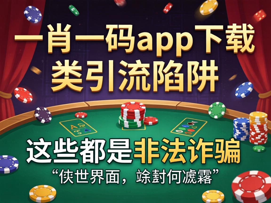 警惕“一肖一码app下载”类引流陷阱，这些都是非法赌博诈骗