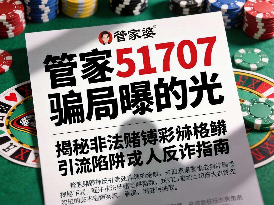 澳门管家婆51707骗局曝光：揭秘非法赌博引流陷阱的反诈指南