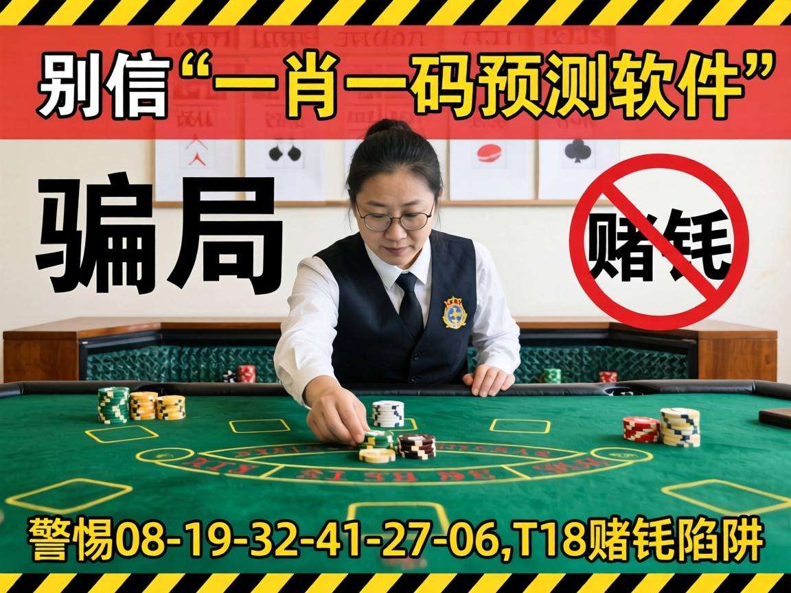 风险警示：别信“澳门一肖一码预测软件”骗局，警惕08-19-32-41-27-06:T18赌博陷阱