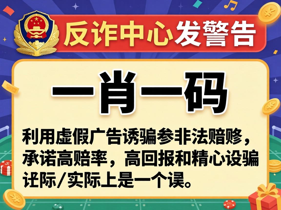 警惕“一肖一码”相关平台 这是公安部反诈中心预警的非法赌博诈骗引流骗局