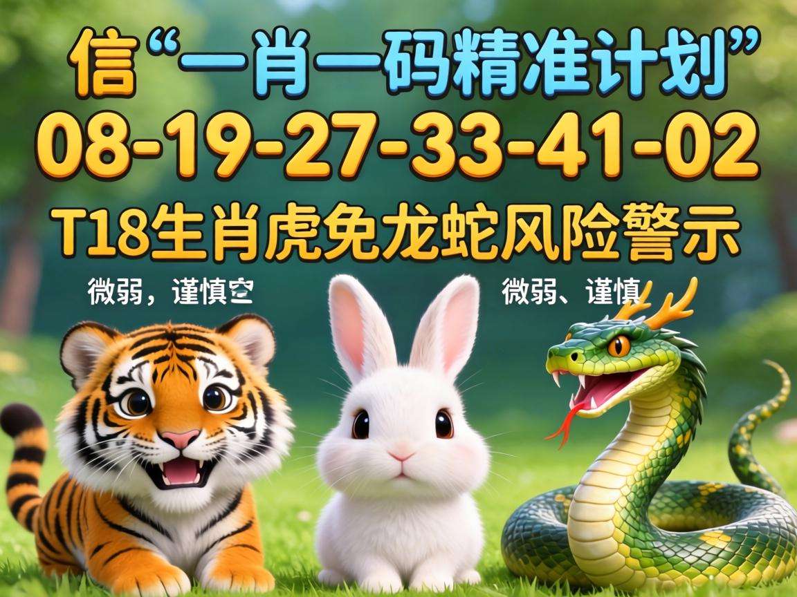 别信“澳门一肖一码精准计划”骗局:08-19-27-33-41-02:T18生肖虎兔龙蛇风险警示