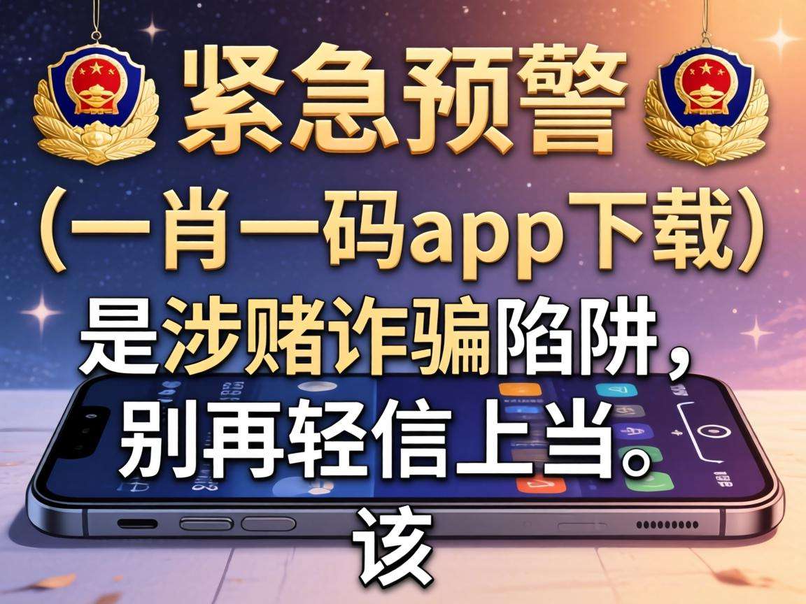 警方紧急预警：“一肖一码app下载”是涉赌诈骗陷阱，别再轻信上当