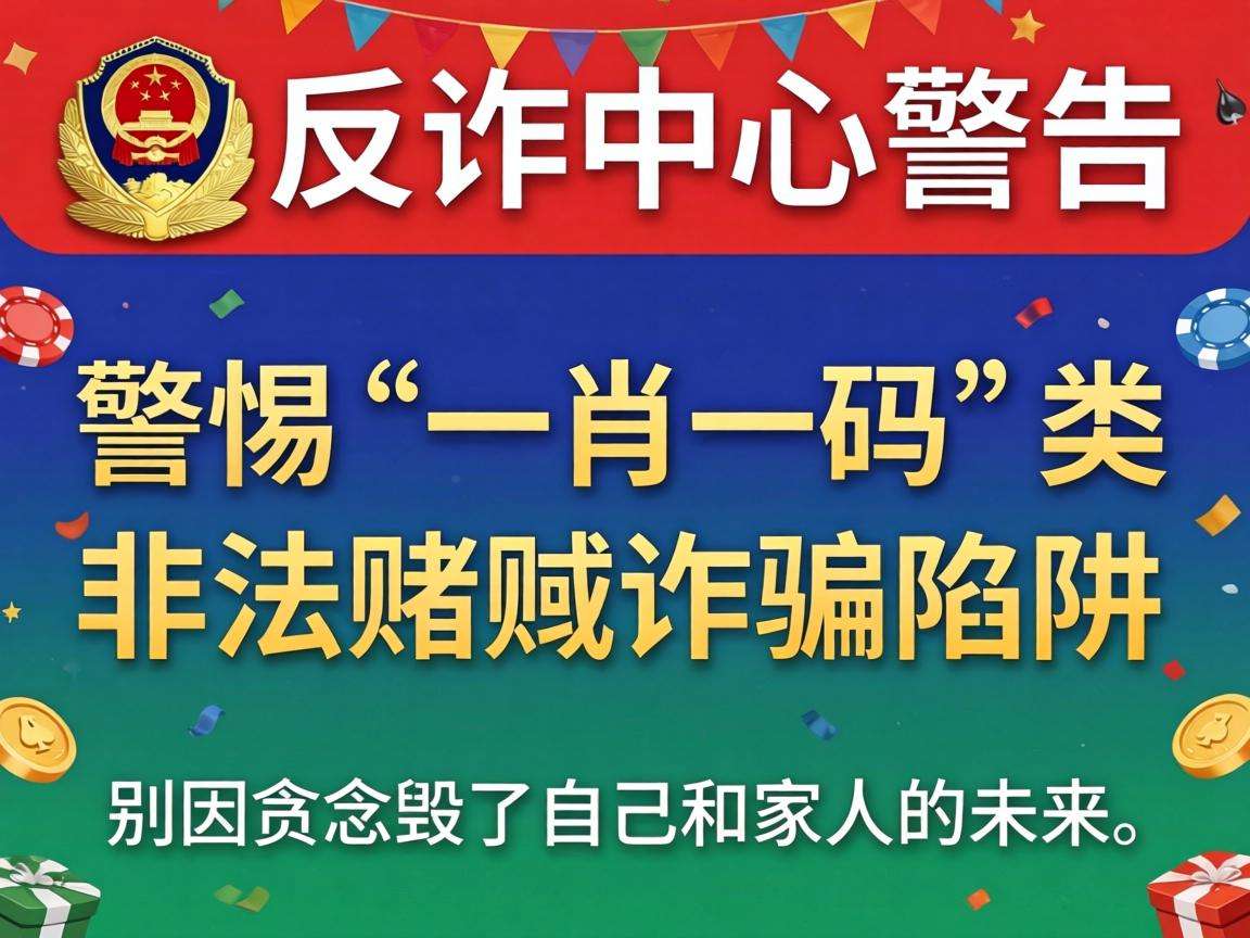 公安部反诈中心提醒:警惕“一肖一码”类非法赌博诈骗陷阱
