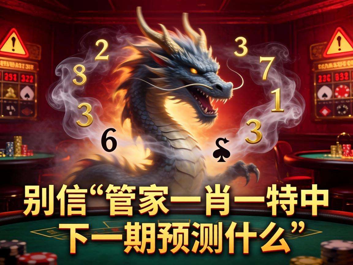风险警示：别信“澳门管家一肖一特中下一期预测什么”骗局 提防生肖数字引流赌博陷阱