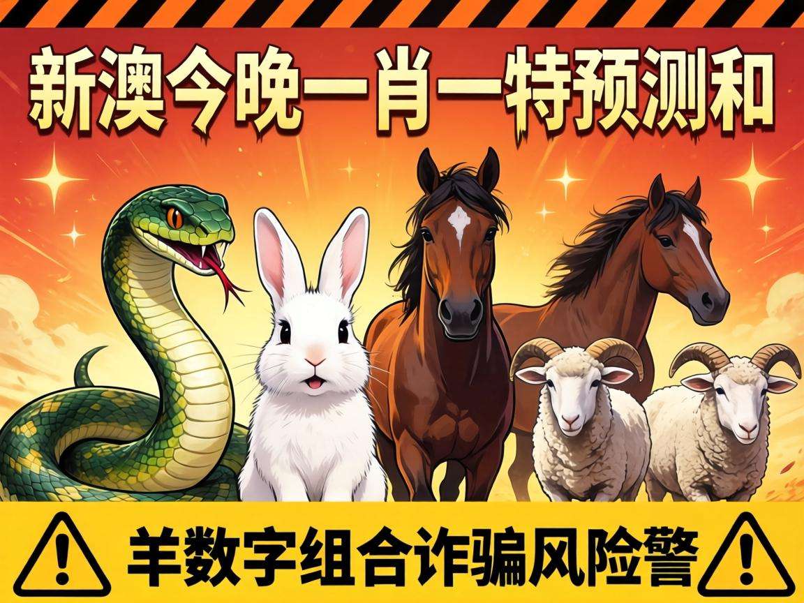 别信“新澳今晚一肖一特预测和”骗局 附蛇兔马羊数字组合诈骗风险警示