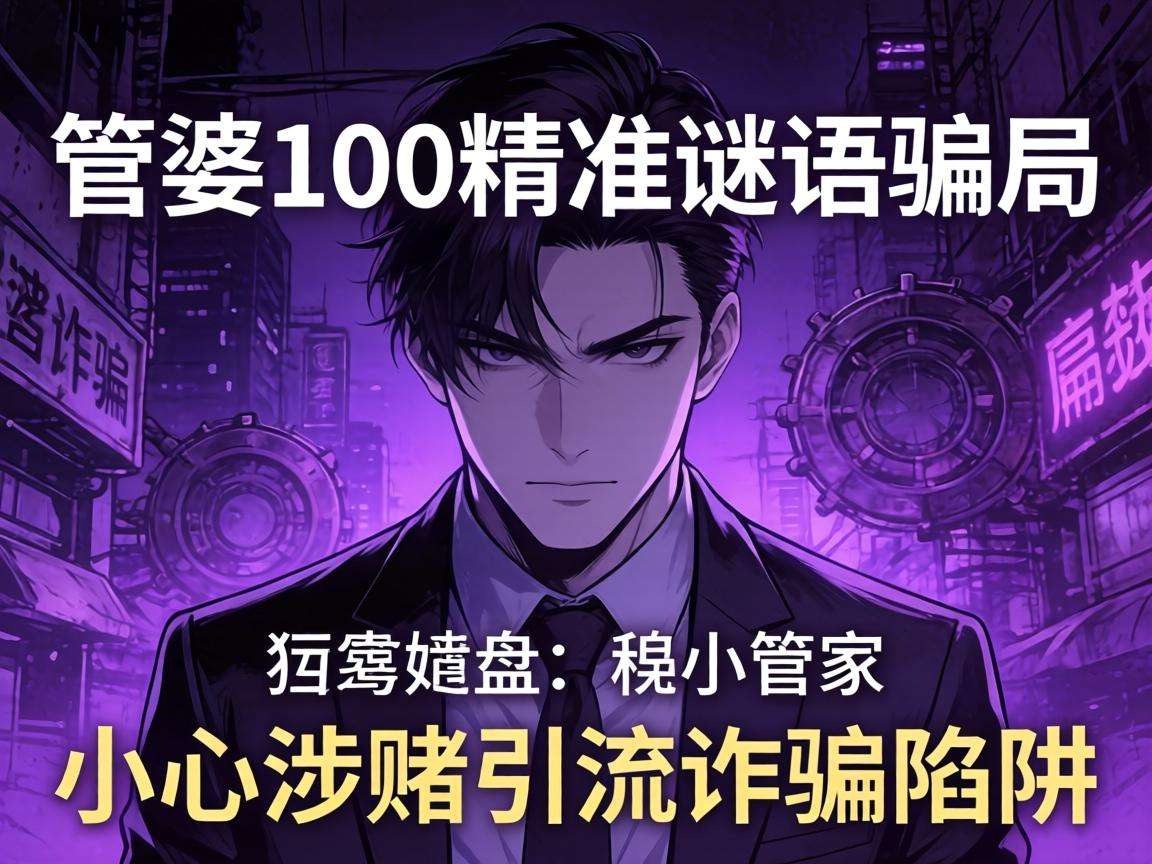 警惕澳门管家婆100精准谜语骗局，小心涉赌引流诈骗陷阱