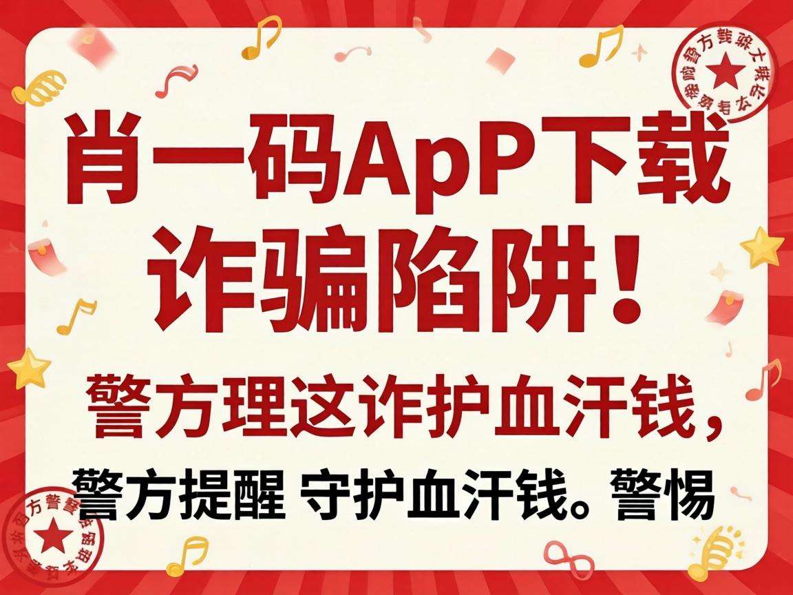 一肖一码app下载是诈骗陷阱！警方提醒守护血汗钱
