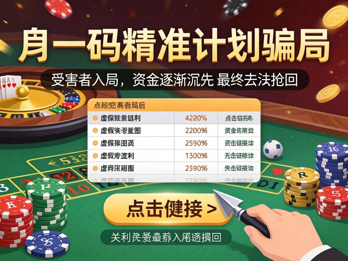 警惕澳门一肖一码精准计划骗局,这是典型的涉赌引流诈骗陷阱