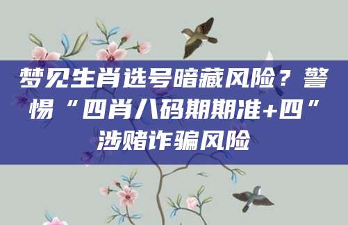 梦见生肖选号暗藏风险？警惕“四肖八码期期准+四”涉赌诈骗风险