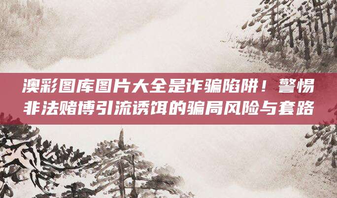 澳彩图库图片大全是诈骗陷阱！警惕非法赌博引流诱饵的骗局风险与套路